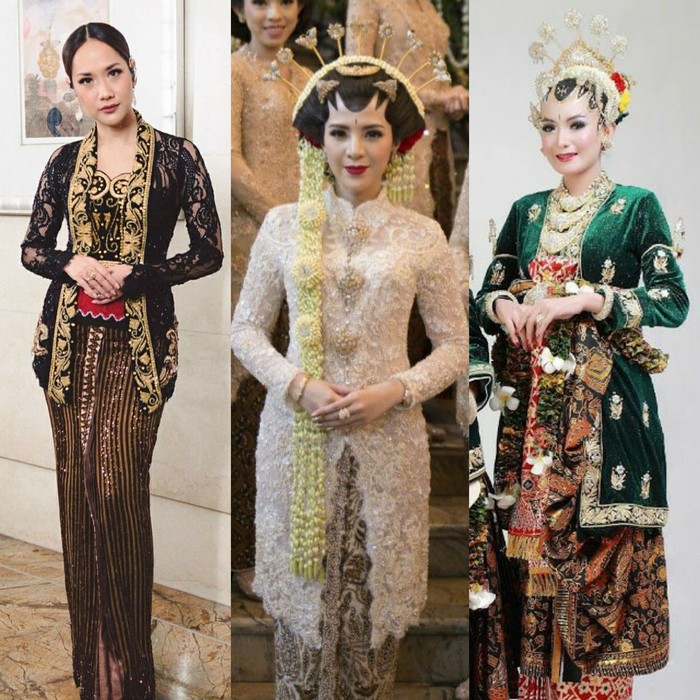 jenis-jenis kebaya di Indonesia