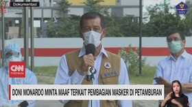 VIDEO: Ketua BNPB Minta Maaf Soal Pembagian Masker