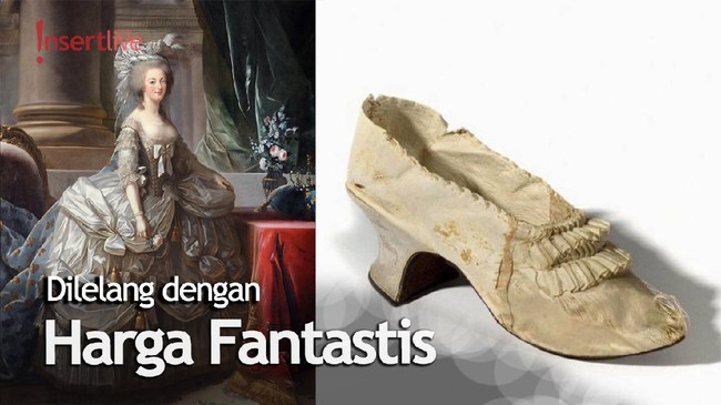 Sepatu Ikonik Marie Antoinette Dilelang dengan Harga Fantastis