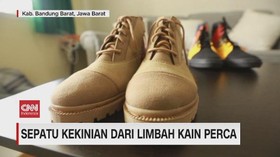 VIDEO: Sepatu Kekinian dari Limbah Kain Perca
