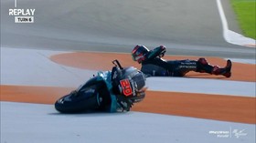VIDEO: Quartararo Kecelakaan, Mimpi Juara MotoGP Melayang
