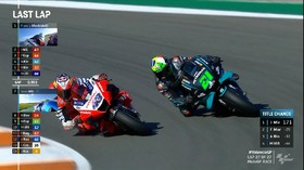 VIDEO: Duel Sengit Morbidelli vs Miller di MotoGP Valencia