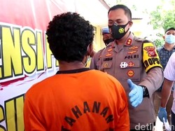 Suami Pembunuh Istri di Sukabumi Lawan Polisi Pakai Besi Runcing