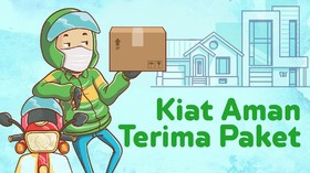 INFOGRAFIS: Kiat Aman Terima Paket di Masa Pandemi
