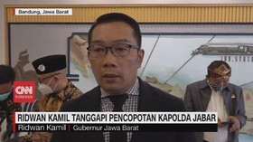 VIDEO: Ridwan Kamil Tanggapi Pencopotan Kapolda Jabar