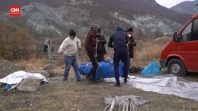 VIDEO: Cemas Dikuasai Azerbaijan, Warga Armenia Bongkar Makam