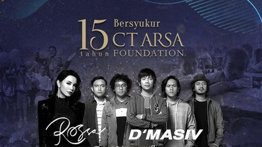 img-title Rossa dan D'Masiv Siap Tampil di Syukuran 15 Tahun CT ARSA Foundation