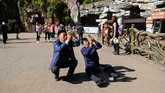 FOTO: Panorama Pandora dari Lift Outdoor Tertinggi di Dunia China memiliki lift luar ruangan tertinggi di dunia yang beroperasi di Taman Hutan Zhangjiajie.