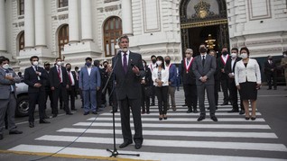 Fransisco Sagasti Resmi Dilantik jadi Presiden Baru Peru