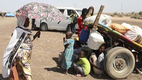FOTO: Konflik Ethiopia, Ribuan Warga Mengungsi ke Sudan