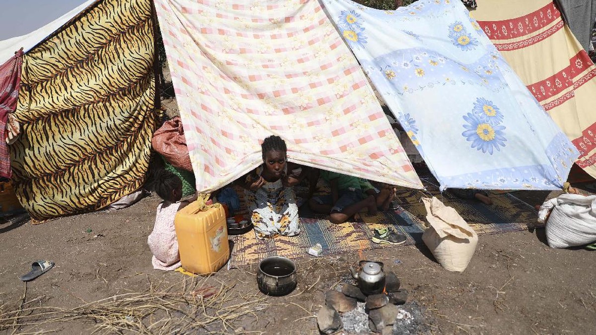 FOTO: Konflik Ethiopia, Ribuan Warga Mengungsi ke Sudan
