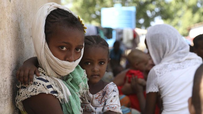 FOTO: Konflik Ethiopia, Ribuan Warga Mengungsi ke Sudan