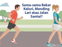 Lari atau Jalan Kaki, Mana yang Lebih Sehat?