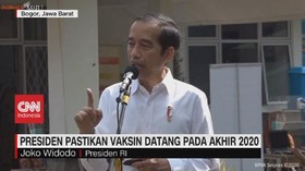 VIDEO: Presiden Pastikan Vaksin Datang Pada Akhir 2020