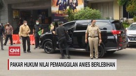 VIDEO: Pakar Hukum Nilai Pemanggilan Anies Berlebihan
