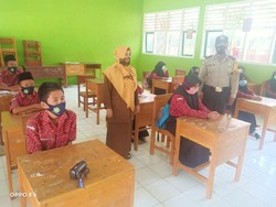 MTs di Bengkulu Mulai Belajar Tatap Muka Saat Pandemi, Siswa Wajib Bermasker