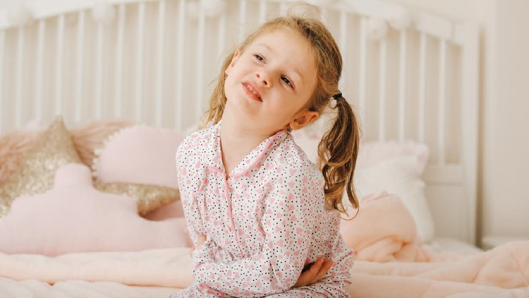 Child having stomach ache