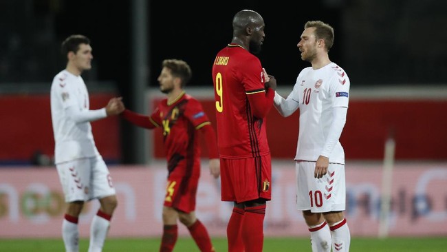 FOTO: Lukaku Antar Belgia ke Semifinal UEFA Nations League
