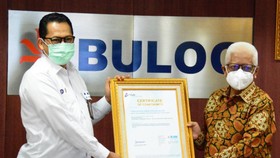 Bulog Raih Sertifikat Manajemen Anti Penyuapan