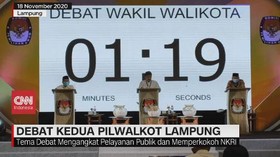 VIDEO: Debat Kedua Pilwalkot Lampung
