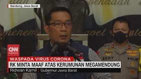 VIDEO: Ridwan Kamil Minta Maaf Atas Kerumunan Megamendung