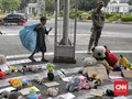 FOTO : Aksi Peringatan Hari Anak Sedunia di Monas