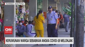 VIDEO: Kerumunan Warga Sebabkan Angka Covid-19 Melonjak