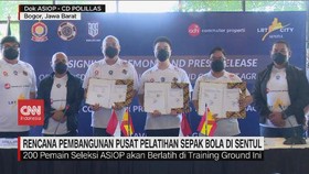 VIDEO: Pembangunan Pusat Pelatihan Sepak Bola di Sentul