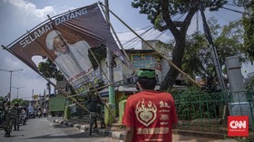 Polri Sebut Baliho Rizieq Dicopot karena Langgar Perda