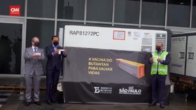 VIDEO: 120 ribu Vaksin Covid-19 Coronavac Tiba di Brasil
