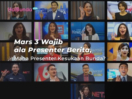 Mars 3 Wajib ala Presenter Berita, Mana Presenter Kesukaan Bunda?