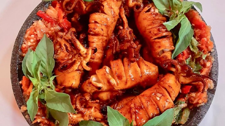 Cumi Panggang Sambal Kemangi Cumi Panggang Sambal Kemangi