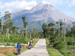 Siaga! Pagi Ini Gunung Merapi Keluarkan Asap Tebal Setinggi 250 Meter