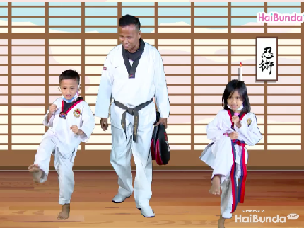 Seru! Taekwondo & Balet Virtual di HaiBunda Squad Spesial Hari Anak Sedunia