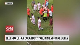 VIDEO: Legenda Sepak Bola Ricky Yacobi Meninggal Dunia