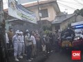 FOTO: Markas FPI Petamburan Disemprot Disinfektan