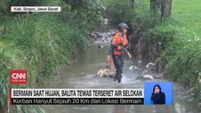 VIDEO: Bermain Saat Hujan, Balita Tewas Terseret Air Selokan