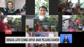 VIDEO: Denada Latih Zumba untuk Anak Pejuang Kanker
