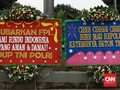Karangan Bunga Banjiri Kodam Jaya, Ada dari Kaum Punk