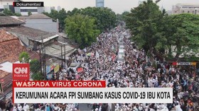 VIDEO: Kerumunan Acara FPI Sumbang Kasus Covid-19 Ibu Kota