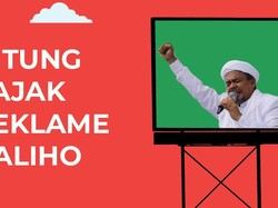 Ramai Baliho Rizieq Dicopot, Begini Simulasi Hitung Pajak Reklame