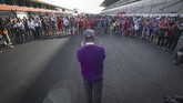 FOTO: Balapan Terakhir Rossi dengan Yamaha di MotoGP Valentino Rossi menjalani balapan terakhir bersama tim pabrikan Yamaha setelah 15 musim bersama usai MotoGP Portugal 2020.