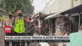 VIDEO: Polisi Lacak Kontak Terduga Klaster Petamburan