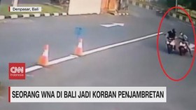 VIDEO: Seorang WNA di Bali jadi Korban Penjambretan