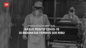 VIDEO: Kasus Positif Covid-19 di Indonesia Tembus 500 Ribu