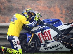Momen Perpisahan Rossi-Dovizioso-Crutchlow di Portimao