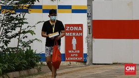 Zona Merah Covid-19 Melonjak Jadi 96 Daerah