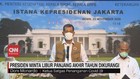 VIDEO: Jokowi Minta Libur Panjang Akhir Tahun Dikurangi