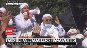 VIDEO: Sanksi Pelanggaran Prokes Acara Rizieq