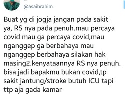 Viral Banyak RS di Yogya Overload, Gustu: Tempat Tidur Memang Menipis